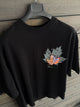 Black Leaf Patch Oversize T-Shirt - 6