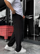 Black Lycra Baggy Sweatpants - 3