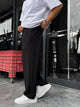 Black Lycra Baggy Sweatpants - 4