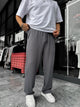 Anthracite Lycra Baggy Sweatpants - 1