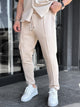 Front-Seam Drawstring Trousers - 4