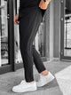 Front-Seam Drawstring Trousers - 3