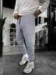 Ribbed Basic Sweatpants with Side Zippers - 2