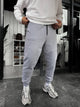 Ribbed Basic Sweatpants with Side Zippers - 4