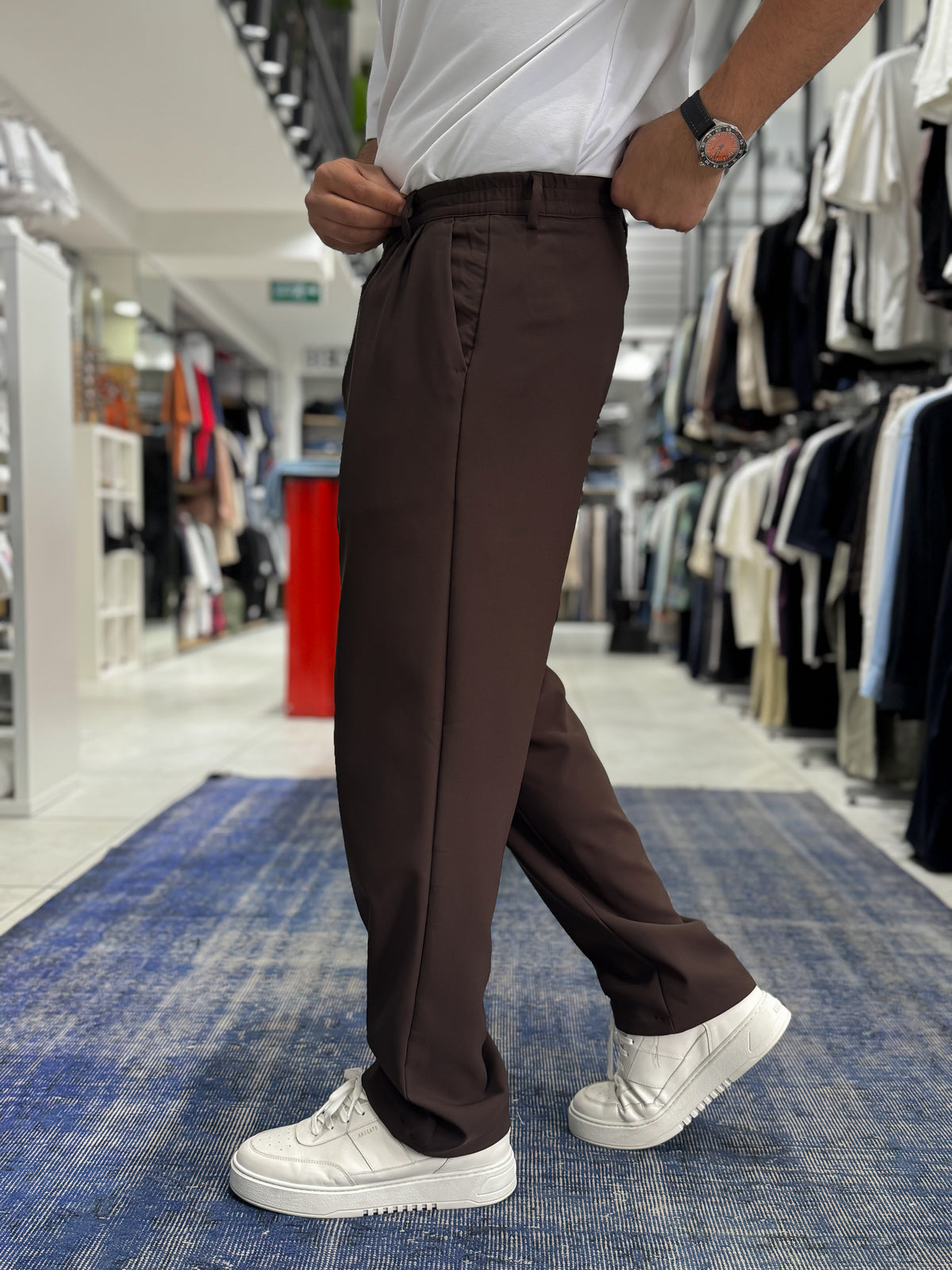 Double Pleated Baggy Pants