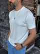 Modal Fabric Lycra Slim Fit T-Shirt - 2