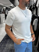 Modal Fabric Lycra Slim Fit T-Shirt - 3