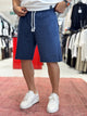 Embossed Washed Shorts - 4