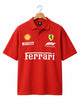 Red Motorsport Graphic Collared Shirt - 1