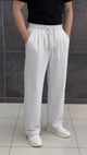 Light Heather Gray Pleated Sweatpants - 2