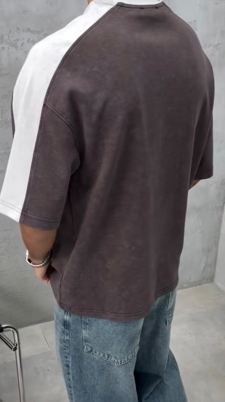 Vintage No. 9 Oversized Varsity T-Shirt