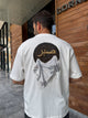 White Patience Embroidered Oversize T-Shirt - 6