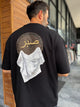 Black Patience Embroidered Oversize T-Shirt - 4