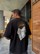 Black Patience Embroidered Oversize T-Shirt - 3