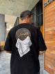 Black Patience Embroidered Oversize T-Shirt - 2