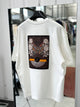 Hologram Butterfly Embroidered Oversize T-Shirt - 1