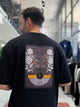 Hologram Butterfly Embroidered Oversize T-Shirt - 6
