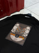Hologram Butterfly Embroidered Oversize T-Shirt - 5